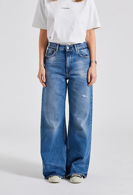 Acne Studios 2022 Vintage Mid Blue Wide leg jeans